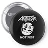 anthrax Pin-back button