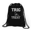 trig or treat1 Drawstring Bags