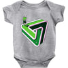 puzzled putter Baby Onesie