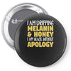black without apology Pin-back button