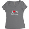i love my bichonpoo Women's Triblend Scoop T-shirt