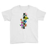 Pride Floral LGBT Colors Youth Tee
