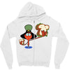 mustard or mayo Zipper Hoodie