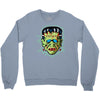 vintage frankenstein mask Crewneck Sweatshirt