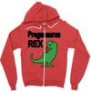 pregasaurus rex Zipper Hoodie