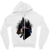 Mononoke Hime Siluet Zipper Hoodie