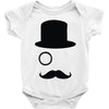 moustache gentleman Baby Onesie