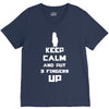 Keep Calm And Put 3 Fingers Up V-Neck Tee