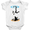 infinite loop Baby Bodysuit