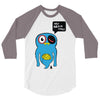 uberpup hey brain cakes! 3/4 Sleeve Shirt