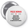 Pisces Woman Pin-back button