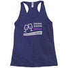 good wine good friends Racerback Tank