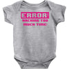 hacking error Baby Onesie