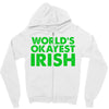 world's okayest irish Zipper Hoodie
