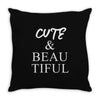 cute beautiful Throw Pillow