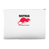 nutria its whats for dinner Accessory Pouches