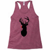 deer skull christmas Racerback Tank