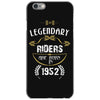legendary riders are born in 1952 iPhone 6/6s Case