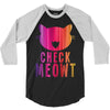 CHECK MEOWT CAT 3/4 Sleeve Shirt