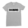 Dobre Black/White Ladies Fitted T-Shirt