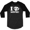i love m&ouml;pse funny 3/4 Sleeve Shirt