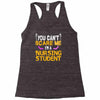 nursing student Racerback Tank