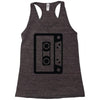 retro cassette Racerback Tank