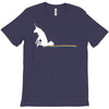 unicorn scooting on the floor T-Shirt