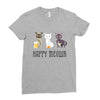 happy meowr Ladies Fitted T-Shirt