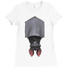 perfectly upside down Ladies Fitted T-Shirt