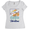 Good Good Vibrations Women's Triblend Scoop T-shirt
