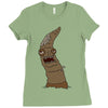 worm zombie Ladies Fitted T-Shirt