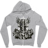camisa de los muertos Zipper Hoodie