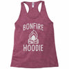 bonfire hoodie Racerback Tank
