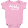 hubby since 2015 funny Baby Onesie