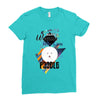 who loves poodle Ladies Fitted T-Shirt
