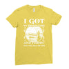 99 problems   fishin' solves all of em Ladies Fitted T-Shirt