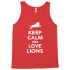keep calm and love lions Tank Top