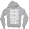 banksy prisoner barcode Zipper Hoodie