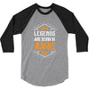 Legends Are Born In June 3/4 Sleeve Shirt