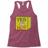 yes our no Racerback Tank
