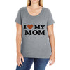 i love my mom Ladies Curvy T-Shirt