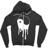 yang and yin dripping chinese symbol fashion geek samurai Zipper Hoodie