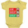 bat safety Baby Onesie