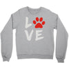 love dog paw Crewneck Sweatshirt