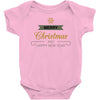 snow merry christmas Baby Bodysuit