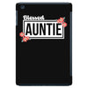blessed aunitie with flower white color iPad Mini