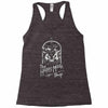 happy mask store Racerback Tank