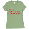 pizza Ladies Fitted T-Shirt