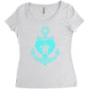 sea turtles Women's Triblend Scoop T-shirt